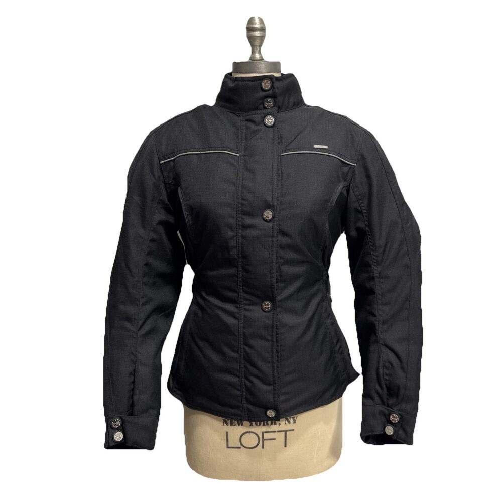 TUTTO MOTO Women Size L Extra Slim Fitted Long Sleeve Black